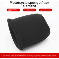 Motorcycle Sponge Air Filter Element for Suzuki GS125 GN125 EN125,High Flow Foam Air Cleaner Replacement Parts.