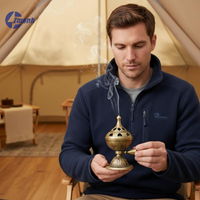 New!Rotating Handheld Stove Incense Burner No Sticky Powder Pear Account Incense Pan Fragrance Long-lasting Incense Burner
