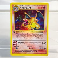 Pokémon Single Foil Cards Charizard Shining Gyarados Shining Magikarp Blastoise Classic Game Collection Cards PTCG Proxy Cards