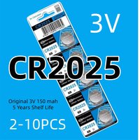 CR2025 High-Capacity Button cell CR 2025 3V Lithium Battery KCR2025 For Car Remote Control Watch Button Coin Cells