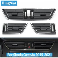 Środkowa Lewa Prawa Kratka Nawiewu Powietrza Klimatyzacji Panel Pokrywy Do Skoda Octavia 3 A7 5E MK3 2015-2021 5E0820951C, 5E0820951D