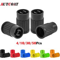 Plastic Tire Valve Caps Built-in Valve Core Remover Tool Universal Stem Covers for Cars, Bike and Bicycle, Trucks, Motorcycles