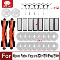 For Xiaomi Robot Vacuum S20+ / S10 Plus /S10+/ B108GL / B105 / B108CN B113CN Parts Accessories Filter Main Side Brush Mop