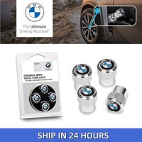 4Pcs Car Tire Valve Stems Cap Knurling Style Tire Valve Cap Stickers Accessories for mini BMW E30 E38 E39 E46 E60 X1 X3 X4 X5 X6