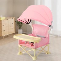 600D Oxford Fabric Baby Dining Chair Aviation-Grade Aluminum Frame Collapsible Anti-Slip Outdoor Seat Elevated Feeding Position