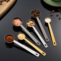 OANKR Coffee Scoop Premium Stainless Steel Measuring Spoon with 15/20/25ml Long Handles Tablespoon Kitchen Cafe Accessories