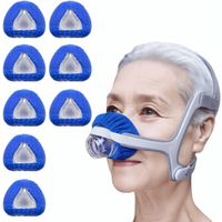 Reusable CPAP Nasal Mask Liners Soft Breathable Fabric CPAP Mask Covers Comfortable One Size Fits All CPAP Mask Cushion