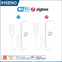 Tuya WiFi/ZigBee Water Sensor Leakage Alarm Flood Leak Detector Smart Home APP Remote Control Smart Home Security Protection