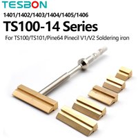 TS100 Hot melt pressure 14 Series Tip Spatula Model 1401/1402/1403/1404/1405/1406 Rapid Heating Welding Tools For T85 Pine64