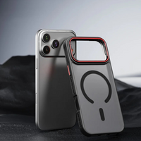 Luxury Matte Transparent Magnetic Case For iPhone 17 16 15 14 13 Pro Max Plus 17Air Magsafe Wireless Charging Protective Cover