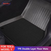 Tapis de sol TPE pour Tesla Model Y Juniper 2025+ 2026, imperméables, antidérapants, tapis de coffre, accessoires, toutes saisons