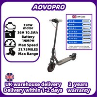 AOVOPRO Electric Scooter Maximum Speed 19 mph Adult Electric Scooter 350W Motor Foldable Scooter 8.5-inch Tyres