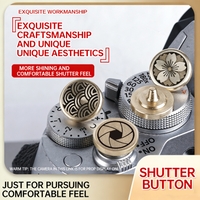 Camera Shutter Release Button for Fujifilm XT5 XT4 XS10 XS20 XT30 II XE4 X100VI Nikon ZF Brass Concave Shutter Cap Accessories