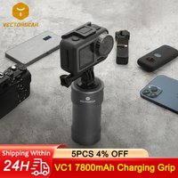 Vectorgear VC1 7800mAh Charging Grip Battery Power Bank Charger Hand Grip 18W PD QC Fast Charger for Light/DSLR GoPro 11/10/9/8