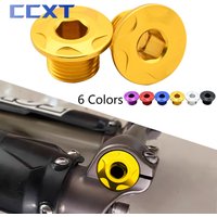 AliExpress NONE For KKE DNM Shock Absorbers CNC Aluminum Front Fork Axle Bolt Nut Cap For X260 X160 Surron Light Bee X S L1e Electric Dirt Bike