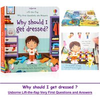 Usborne Lift The Flap Sehr erste Fragen und Antworten, warum ich ein englisches Bilderbuch für das Lesebuch für Babys gekleidet hat