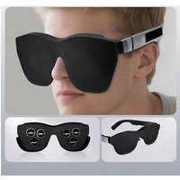 AR Glasses Full Light Blocker Fit for Rayneo Air 3S Air 2S 3 3S 3S Pro 2 2S Glasses Soft Silicone Glasses Lens Shade