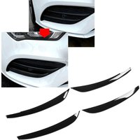 4Pcs/Set Front Bumper Fog Light Grille Cover Trim Replacement for Mercedes CLA C118 CLA180 CLA200 CLA250 W118 Fog Lights Frame