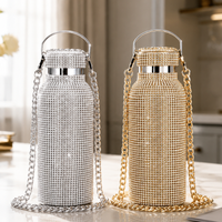 Bling Water Bottle Rhinestone, Diamond Glitter Cup, Stainless Steel Thermal Bottle, Refillable Water Bottle, Water Bottle