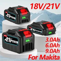 Original New 21V 6000mah Fast Charging Lithium-ion Battery For Electric Tools Suitable For BL1850 BL1840 BL1440 (196391-6)