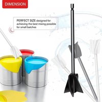 Bâton de peinture Assad avec mandrin de forage pour élection, mastic, ciment, peinture à l'huile en latex, accessoire de rêves de centre commercial, plus récent, 2 pièces