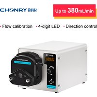 CHONRY Digital Peristaltic Pump 110V/220V Max Flow Rate 380ml/Min Liquid Precision Pump Dosing Pump for Laboratory BT100M