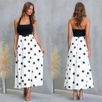 2026 Elegant A-line Dress Vestidos For Ladies Dresses For Woman Party Wedding Temperament Sexy Classical Polka Dots Halter Neck