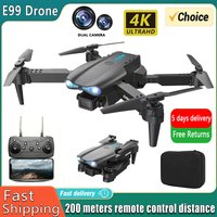E99 Pro Drone Quadcopter Remote Control Handle Four Axis Aircraft HD 6K Photography UAV Altitude Fixation Helicopter Toys