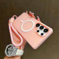Lanyard Case For Samsung Galaxy S26 Ultra Case For Magsafe Phone Cases Samsung S25 Ultra S26 Plus Edge S24 FE S23 Magnetic Cover