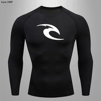 New Men's Sports T-Shirt Quick Drying Breathable Fitness Gym Running Tops Short Sleeved Comprehensive Fighting Rashguard MMA