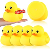 6.89 Inch Giant Rubber Duck Big Rubber Duck Large Duckling Bath Toy with Squeaky Sound for Summer Baby Shower Birthday Party