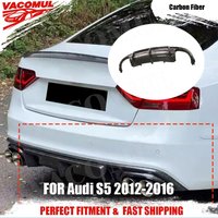 VACOMUL Car Rear Bumper Lip Diffuser Car Styling Exterior Accessories For Audi A5 Sline S5 B8.5 Coupe Sedan 2012-2017