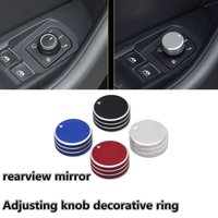 The Decorative Ring of The Car Rearview Mirror Adjustment Knob Is Suitable for VW Tanyue Maiteng B8l Passat Touareg Tiguan 18-23