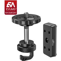 EVUMO BA5 & BQ80 Ball Head Conversion Kit for BOG DeathGrip Tripod Arca Swiss Saddle Mount Plate Combo for BOG Shooting Tripod