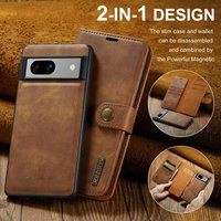Detachable Magnetic Leather Wallet Case for Google Pixel 6 6Pro 6A 7 7A 7 8 Pro 8A 9 10 Pro XL 9A 10A Removable Flip Cover