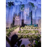 1Pc Wedding Ceiling Decoration Valentine's Day Decorative String Curtain Wedding Tassel Curtain