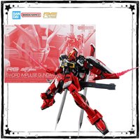 Bandai Genuine RG 1/144 Sword Impulse Gundam Spec II Model Kit Anime Gundam Action Figure High Poseability Collection Model Toys