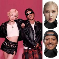 NEW APT Rose Mars 3D Printed Seamless Face Mask Celebrity Face All Face Mask Funny Head Cover Riding Scarf Cosplay Headwear