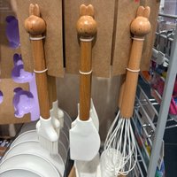 Miffy Kawaii Anime Cartoonkitchen Utensils Exquisite Personality Simple Practical Wooden Silicone Brush Scraper Egg Beater