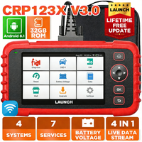 New Launch CRP123X V3.0 Car Scanner Auto Diagnostic Tools OBD2 Scan Tools OBDII Scanner Car System Diagnosis Reset Services