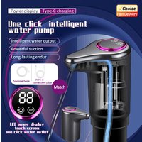 USB Charging Water Dispenser Pump Universal Electric Drinking Water Jug Pump Automatic for Home Kitchen Office Daily Use