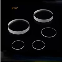 Quartz Glass Disc JGS2, High Temperature Resistance, Acid and Alkali Resistance, Ultra-thin Round Glass Sheet, Diameter 50-100mm
