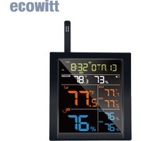 Ecowitt WN1820_C Weather Station Display Console, 4.9 inch LCD Display with Built-in Thermo-hygrometer, Barometer Sensor