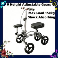 Single Leg Mobility Scooter Lightweight Walking Aid for Ankle Fracture Injury Post Surgery Rehabilitation Daily Moving