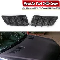 2PCS Front Hood Air Vents Grille Cover Trim For Mercedes Benz W164 ML GL Class 2008-2011 1648804405 1648804305 Car Accessories