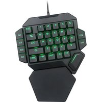 Mini One-Handed Mechanical Gaming Keyboard K50 RGB Backlit Portable Mini Gaming Keypad Game Controller for PC PS4 Xbox Gamer