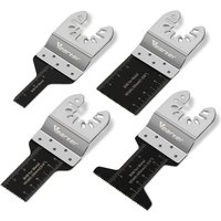 Vearter 4PCS 10/20/35/45mm Bi-Metall Oszillierende Werkzeug Sägeblätter Für Metall holz Eisen Nägel Gipskarton Schneiden
