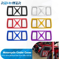 Motorcycle Radiator Guard Aluminum Oil Cooler Grill Cover Protection For Harley Touring M8 Street Glide Road Glide 2024-2026