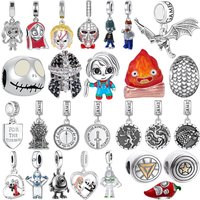2026 Hot Selling S925 Silver Throne Halloween Pendant Suitable For Original Bracelets DIY Accessories High-End Charm Jewelry