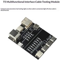 【C】T5 Multifunctional Interface Cable Testing Module Type-C USB Data Line Detection Board For Wire Continuity Test